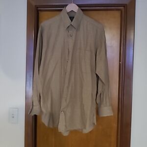 Cream Casual Button Down Shirt